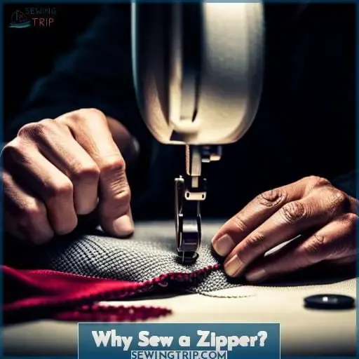 Why Sew a Zipper