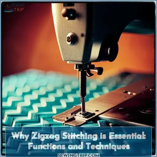 why sewing machine sew zigzags