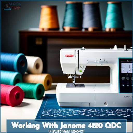 Working With Janome 4120 QDC