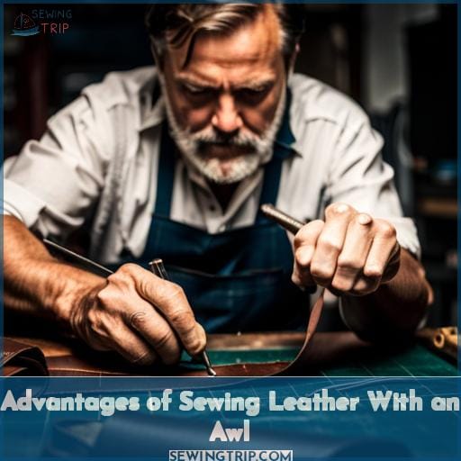Advantages of Sewing Leather With an Awl