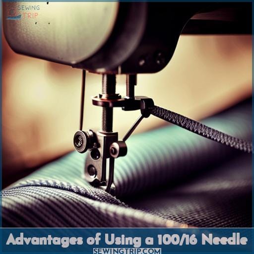 Advantages of Using a 100/16 Needle