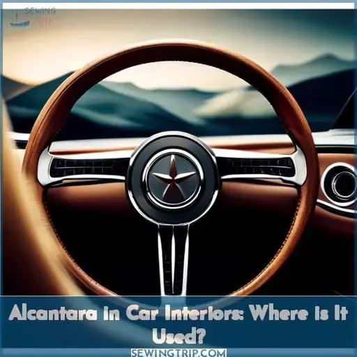 Alcantara in Car Interiors: Where is It Used