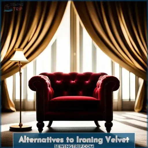 Alternatives to Ironing Velvet