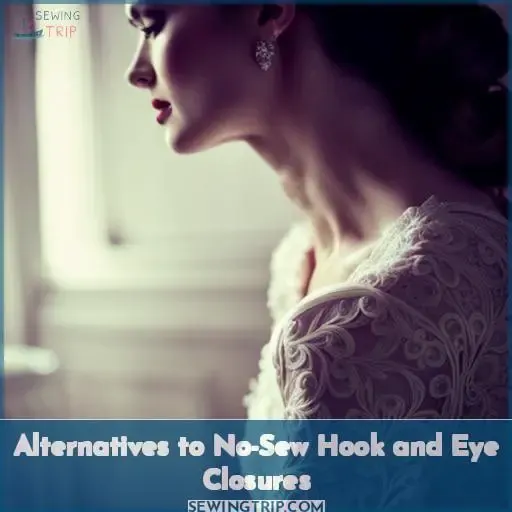 Alternatives to No-Sew Hook and Eye Closures