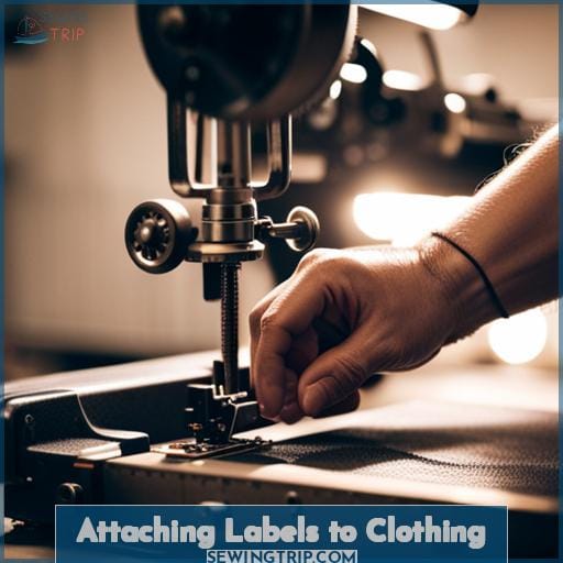 Attaching Labels to Clothing