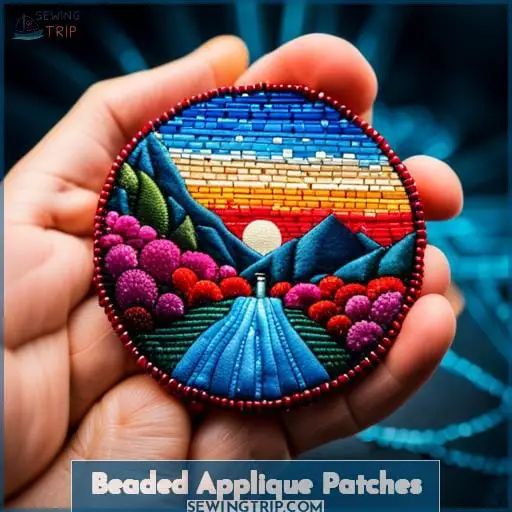 Beaded Applique Patches