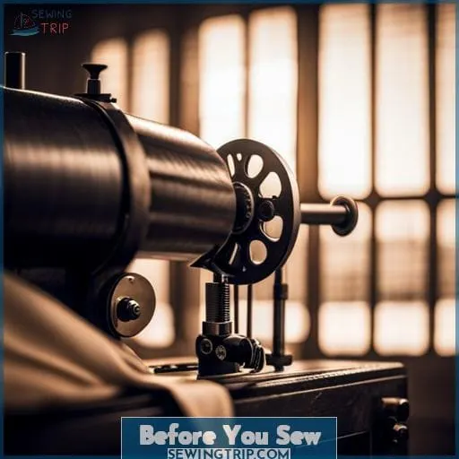 Before You Sew