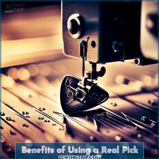 Benefits of Using a Real Pick