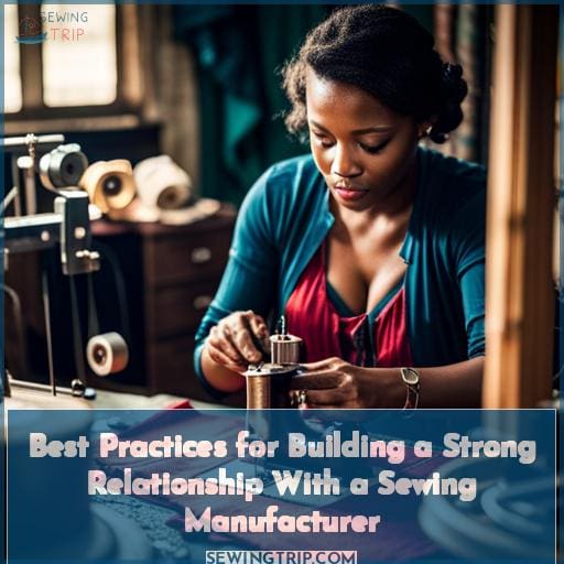 Best Practices for Building a Strong Relationship With a Sewing Manufacturer