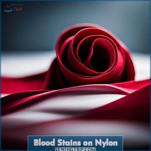 Blood Stains on Nylon