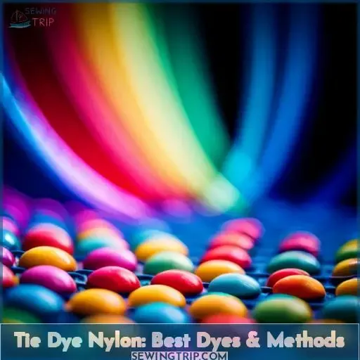 can you tie dye nylon with