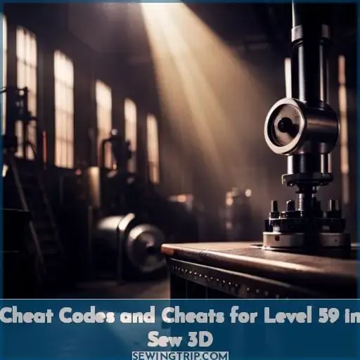 Cheat Codes and Cheats for Level 59 in Sew 3D