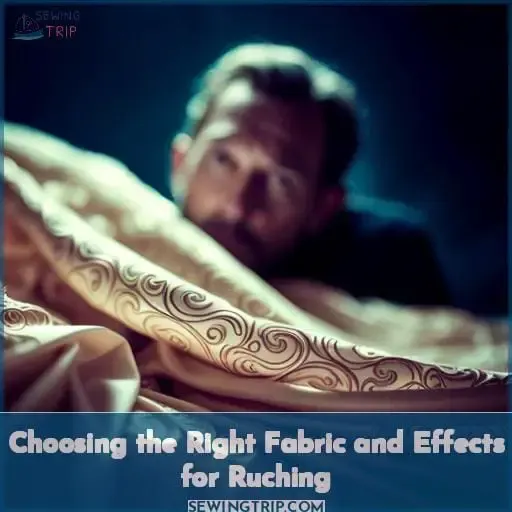 Choosing the Right Fabric and Effects for Ruching