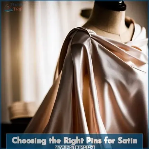 Choosing the Right Pins for Satin