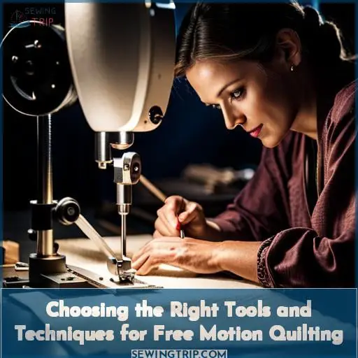 Choosing the Right Tools and Techniques for Free Motion Quilting