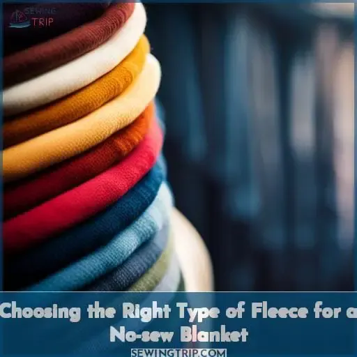 Choosing the Right Type of Fleece for a No-sew Blanket