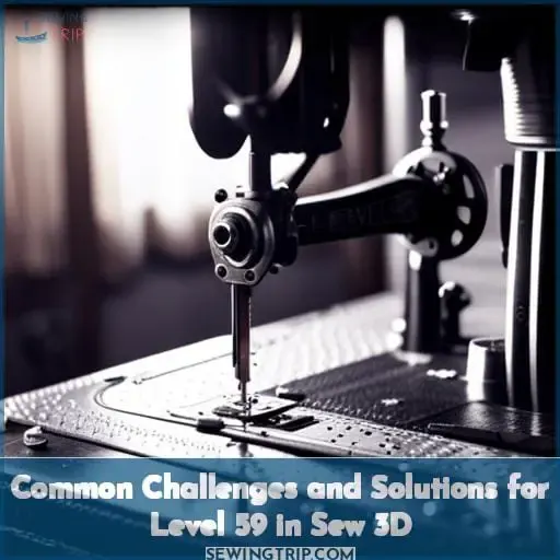 Common Challenges and Solutions for Level 59 in Sew 3D