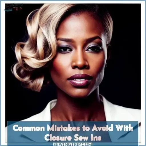 Common Mistakes to Avoid With Closure Sew Ins