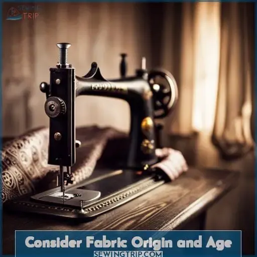 Consider Fabric Origin and Age