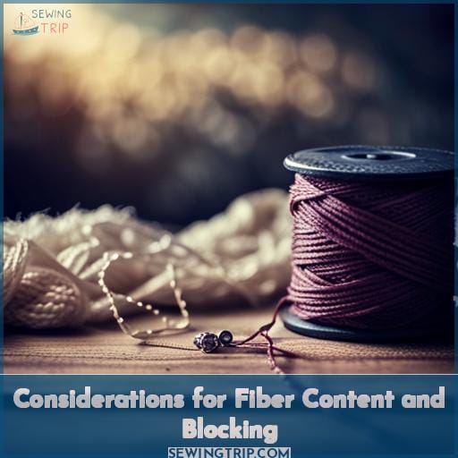 Considerations for Fiber Content and Blocking