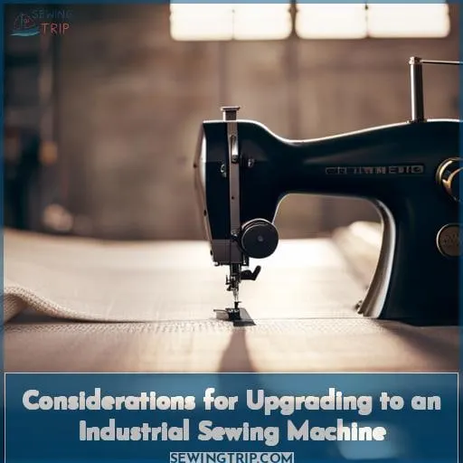 Considerations for Upgrading to an Industrial Sewing Machine