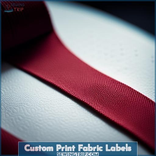Custom Print Fabric Labels
