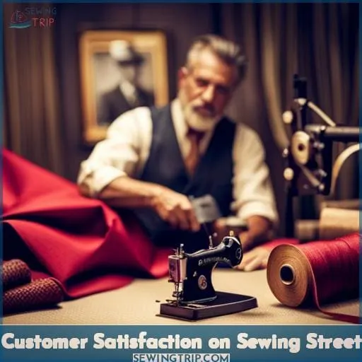 Customer Satisfaction on Sewing Street