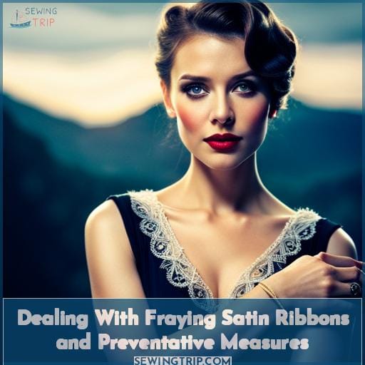 Dealing With Fraying Satin Ribbons and Preventative Measures