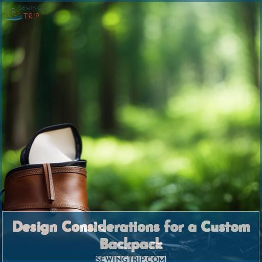 Design Considerations for a Custom Backpack