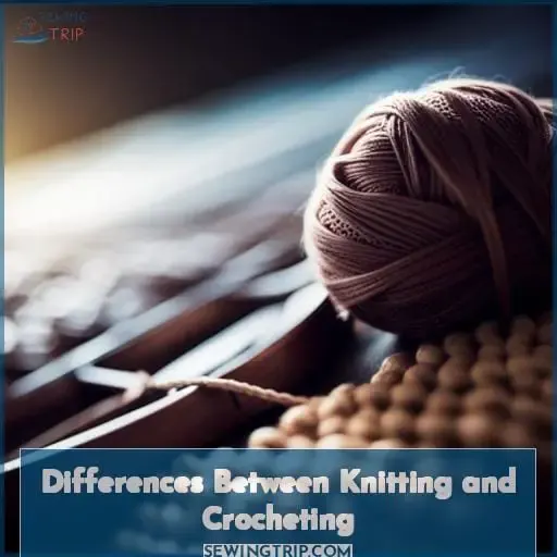 Differences Between Knitting and Crocheting