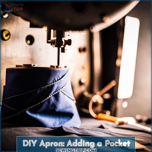 DIY Apron: Adding a Pocket