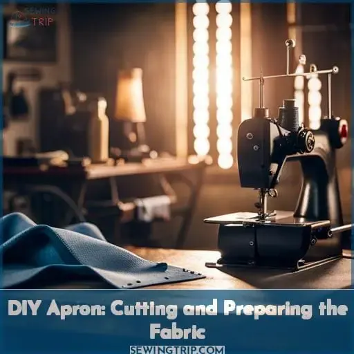 DIY Apron: Cutting and Preparing the Fabric