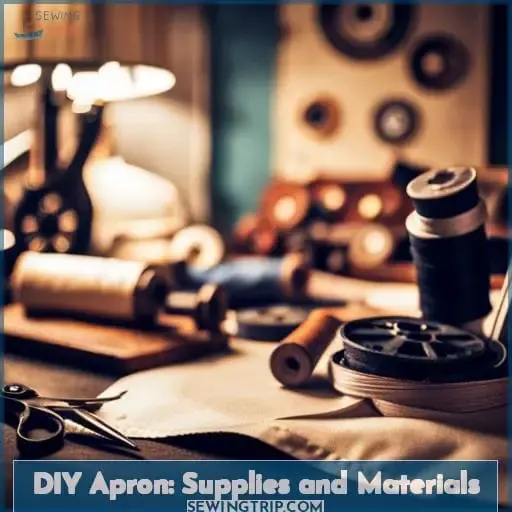 DIY Apron: Supplies and Materials