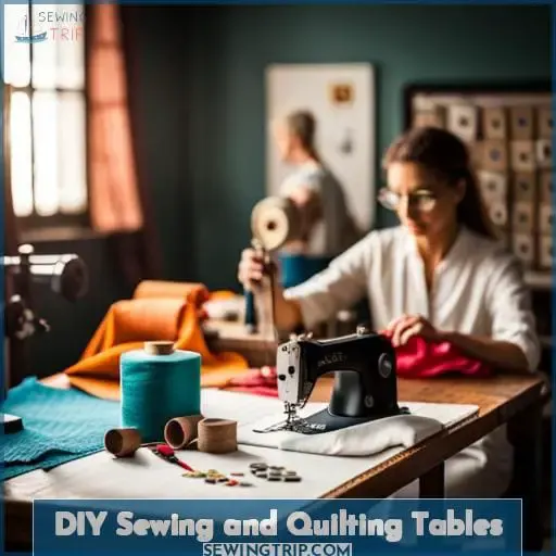 DIY Sewing and Quilting Tables