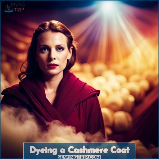 Dyeing a Cashmere Coat