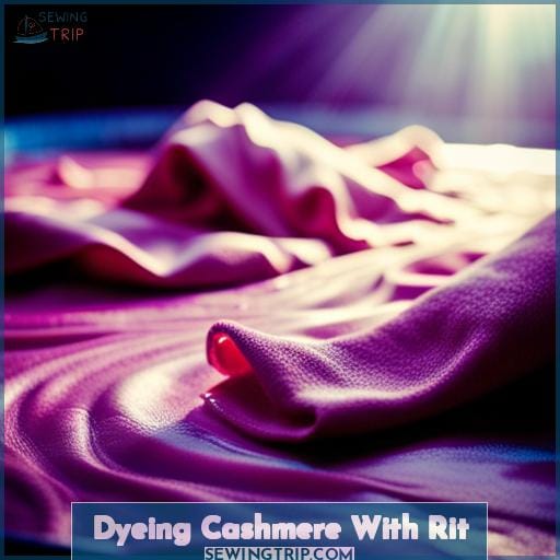 Dyeing Cashmere With Rit