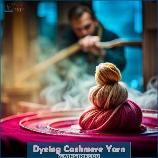 Dyeing Cashmere Yarn