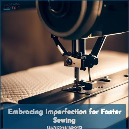 Embracing Imperfection for Faster Sewing