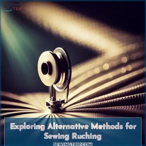 Exploring Alternative Methods for Sewing Ruching