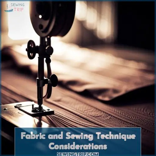 Fabric and Sewing Technique Considerations