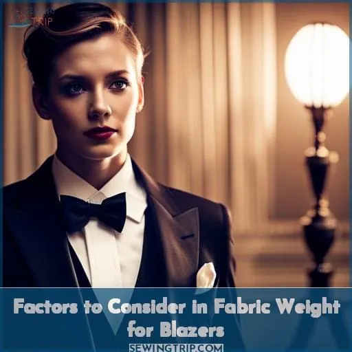 Factors to Consider in Fabric Weight for Blazers
