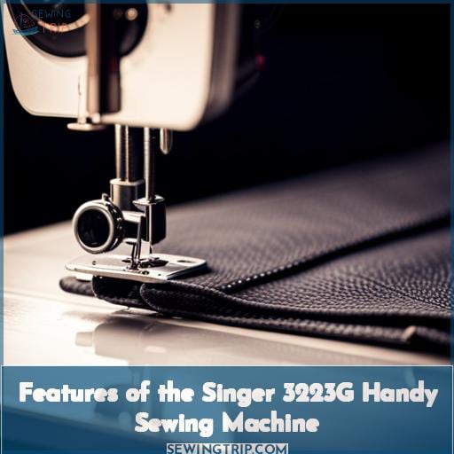 Features of the Singer 3223G Handy Sewing Machine