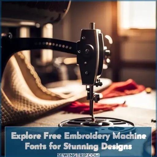 free embroidery machine fonts