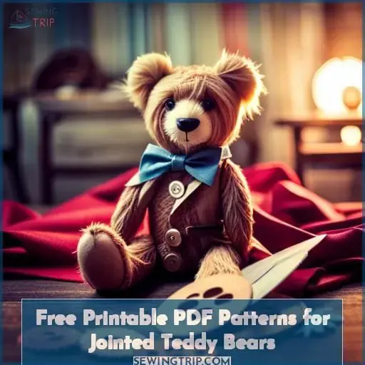 Free Printable PDF Patterns for Jointed Teddy Bears