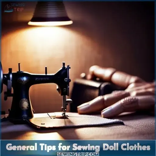 General Tips for Sewing Doll Clothes