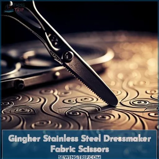 Gingher Stainless Steel Dressmaker Fabric Scissors