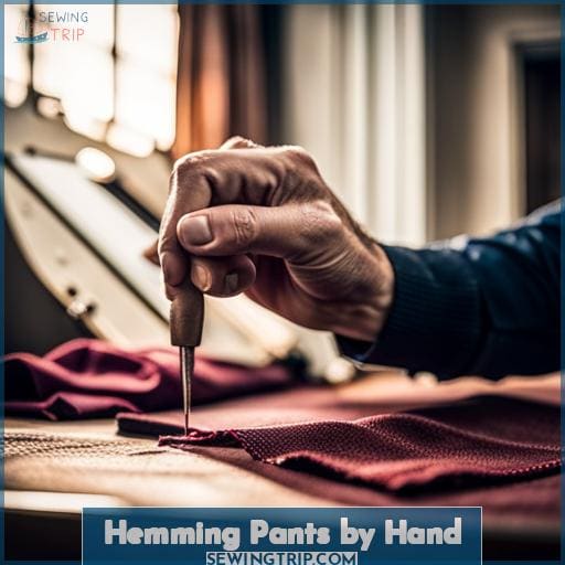 Hemming Pants by Hand