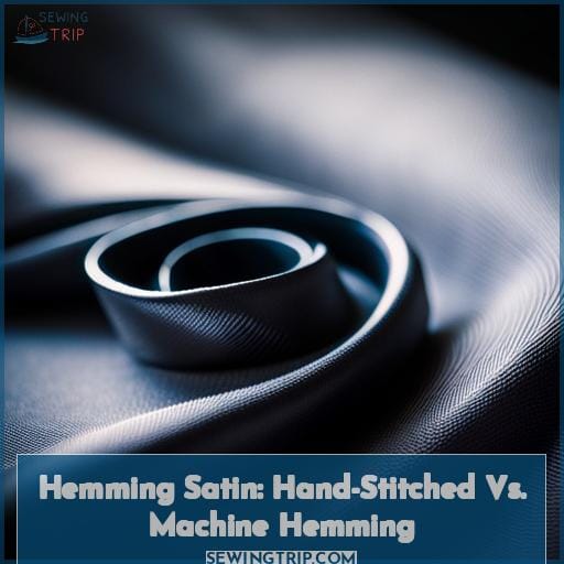 Hemming Satin: Hand-Stitched Vs. Machine Hemming