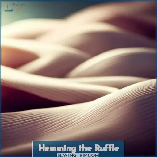Hemming the Ruffle