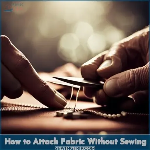 How to Attach Fabric Without Sewing